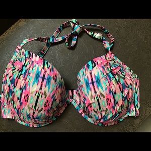 Bikini top only by Shade & Shore Sz 38DD, New